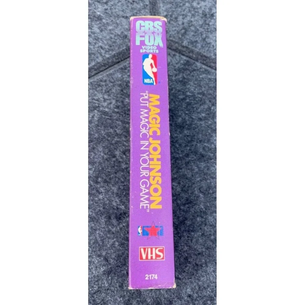 Vintage NBA Magic Johnson put magic in your game VHS tape 1989 vhs sports
